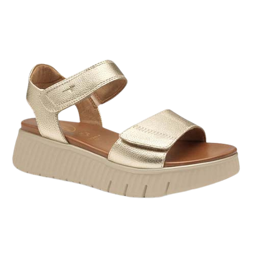 Tamaris Comfort Ladies Platform Sandals - 88720-44 - Gold