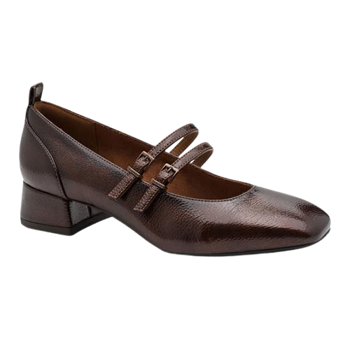 Tamaris Ladies Cross Strap Pumps - 22318-43 - Brown