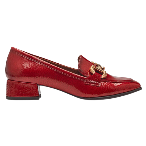 Tamaris Block Heeled Loafers -24316-43 - Red