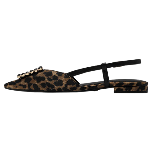 Tamaris Ladies Flat Sling-Backs - 29403-42 - Leopard