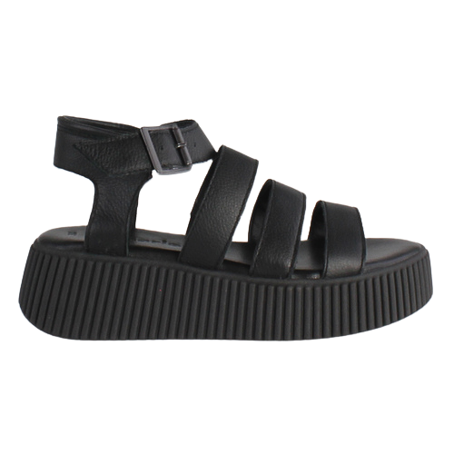 Tamaris Flatform Sandals  - 28017-42 - Black