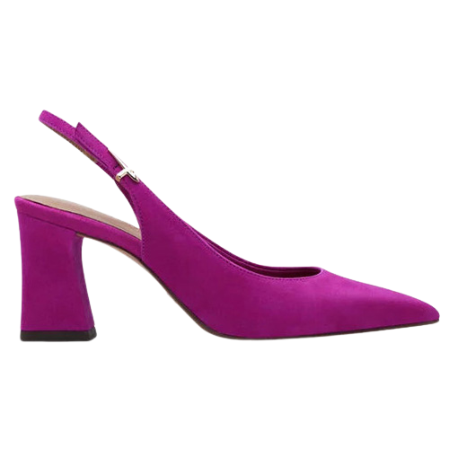 Tamaris Ladies Block Heeled Sling-Backs - 29633-44 - Fuchsia