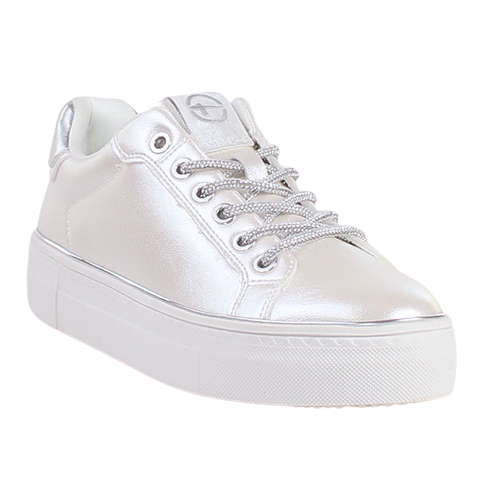 Tamaris Ladies Trainers - 23751-44 - White Pearl