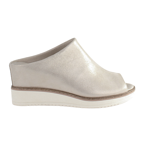 Tamaris Ladies Wedge Mules - 27200-42 - Champagne