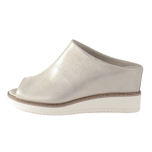 Tamaris Ladies Wedge Mules - 27200-42 - Champagne