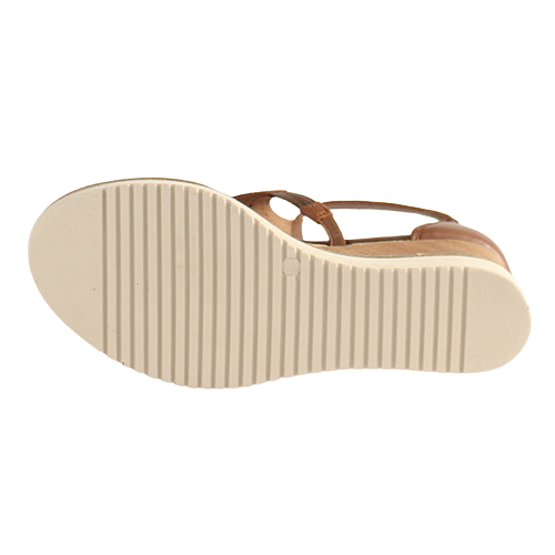 Tamaris Ladies Wedge Sandals - 28214-42 - Cognac