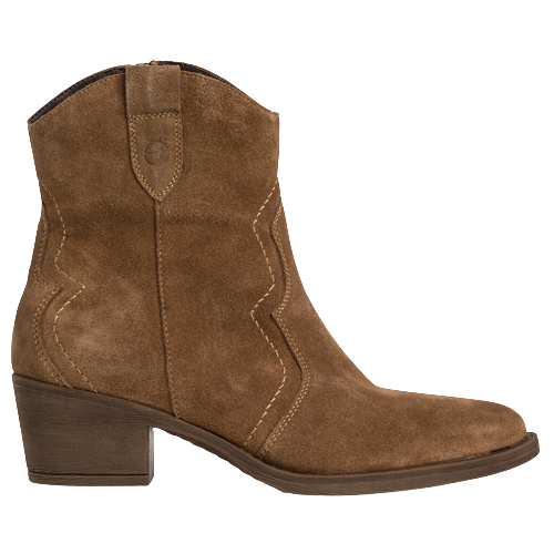 Tamaris Western Ankle Boots- 25702-41-Brown