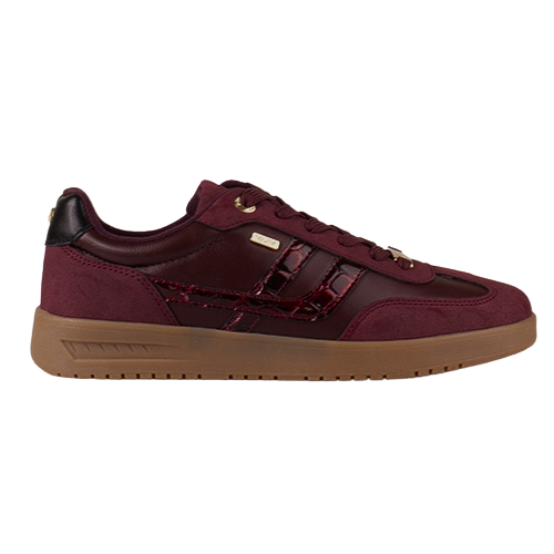 Tommy Bowe Ladies Trainers - Borland/Shiels - Burgundy