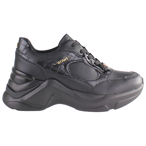 Tommy Bowe Ladies Chunky Trainers - Mathe - Black