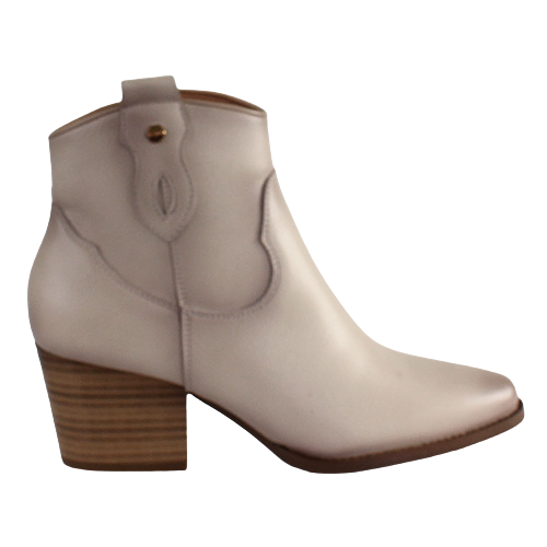 Tommy Bowe Ladies Ankle Boots - Sgorbini -White