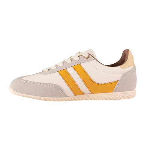 Tommy Bowe Ladies Trainers - Tangan - White/Yellow