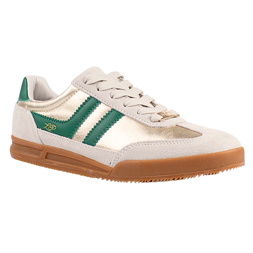 Tommy Bowe Ladies Trainers - Armand - Gold/Green