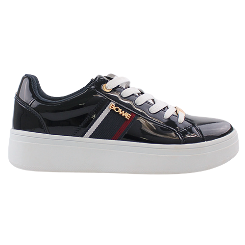 Tommy Bowe Ladies Trainers - Rosser - Navy Patent