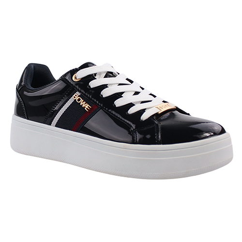 Tommy Bowe Ladies Trainers - Rosser - Navy Patent