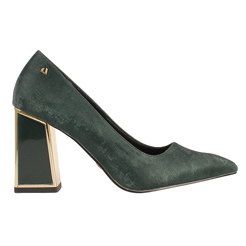 Una Healy Dressy Block Heels Iris Green