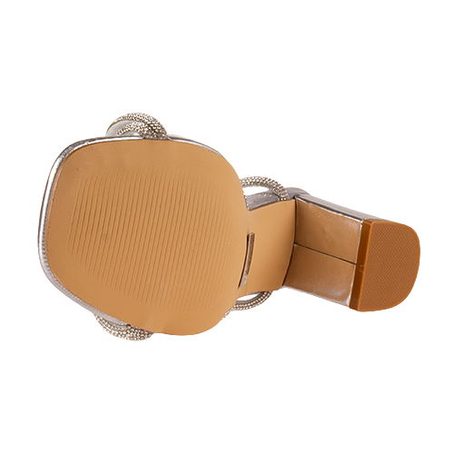 Una Healy Ladies Block Heel Sandal -Dilemma - Silver