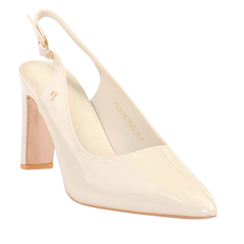 Una Healy Ladies Dressy Heels - Follow The Crowd - Beige