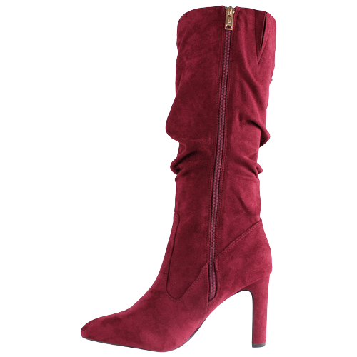 Una Healy Knee Boots - Famous Five - Aubergine