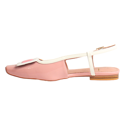 Una Healy Ladies Sling Back Flats - Step It Up - Pink