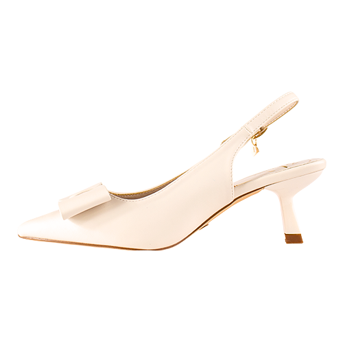 Una Healy Ladies Sling Back Heels - Bubblepop - Ice White