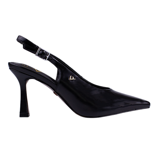 Una Healy Sling Back Heels - Let The Mystery - Black