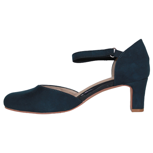 Jana Ankle Strap Pumps - 24460 - Navy