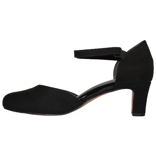 Jana Ankle Strap Pumps - 24460 - Black