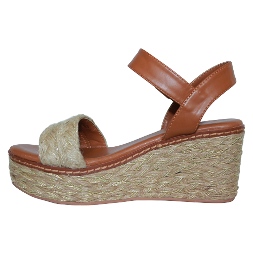 XtI Wedge Sandals -141063 - Gold