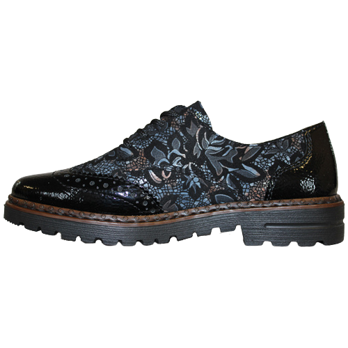 Rieker Brogues - 54801-90 - Black