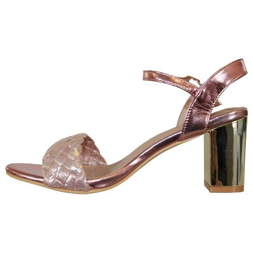 Sorento Block Heeled Sandals - Moyvalley - Blush