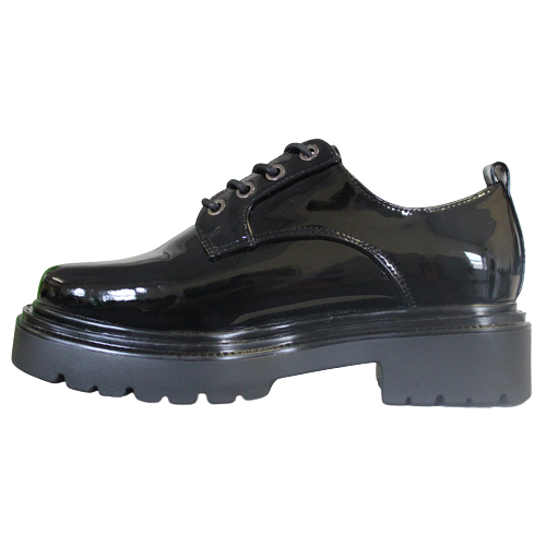 XTI Chunky Brogues - 142003 - Black Patent