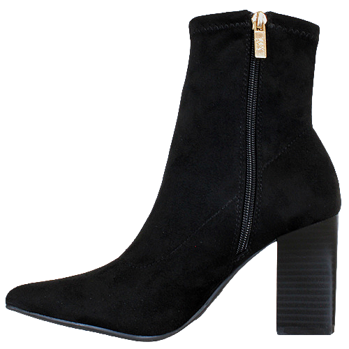 XTI Block Heeled Ankle Boots - 142026 - Black