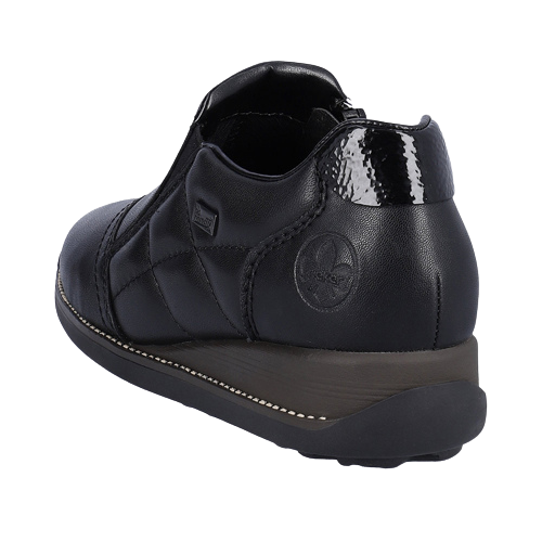 Rieker Wide Fit Shoes - 44277-00 - Black