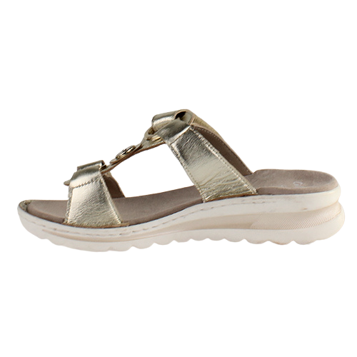 Ara Ladies Leather Mules - 47208-11 - Gold