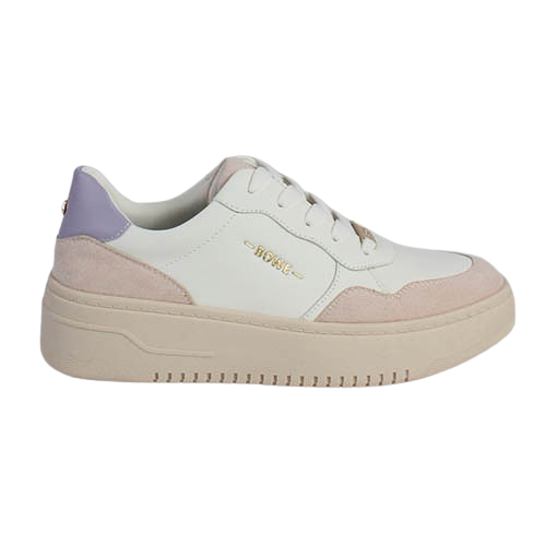 Tommy Bowe Ladies Trainers Barattin- White/Pink - Main Image