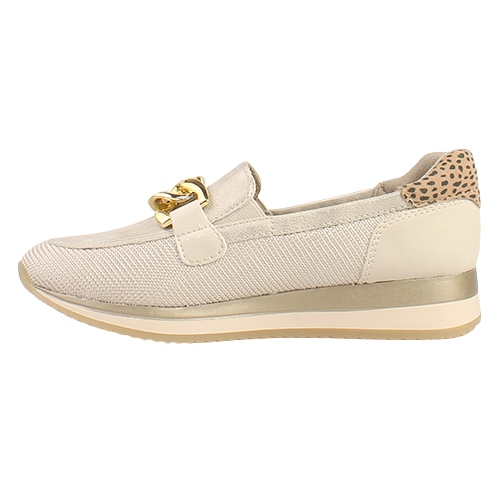 Jana Ladies Loafers - 24766-42 - Beige / Gold