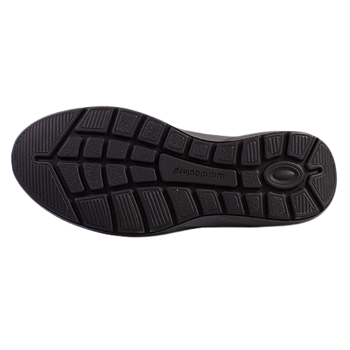 Waldlaufer Ladies Wide Fit Trainers - 831004 - Black Multi