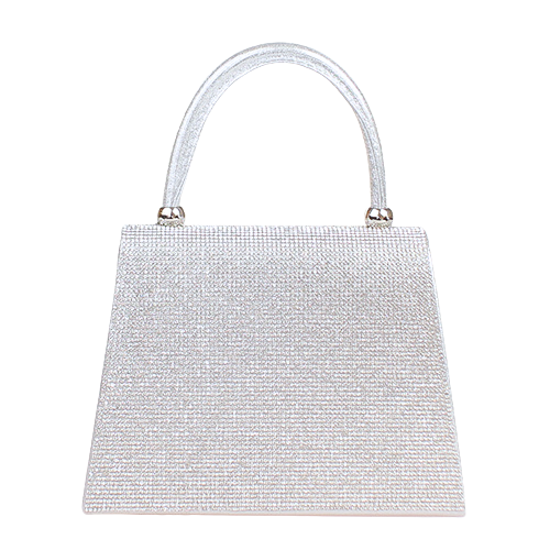 Dr. Bear Clutch Bag - GA07B - Silver