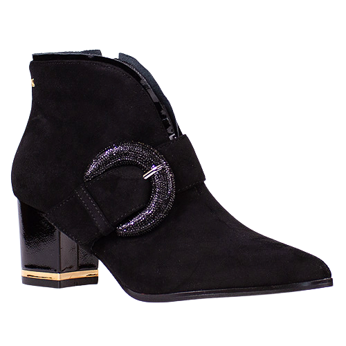 Kate Appleby Ladies Ankle Boots - Amlwch - Black Suede