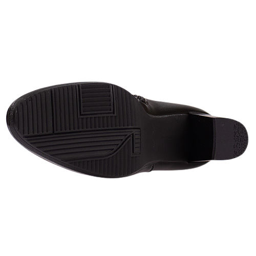 Patrizio Como Block Heeled Ankle Boots - Sateburg - Black