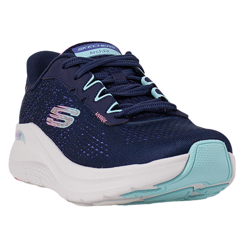 Skechers Ladies Slip Ins Trainers -150333 - Navy