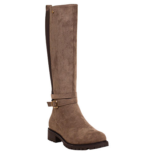 Patrizio Como Knee Boots - Catanzara- Brown Suede