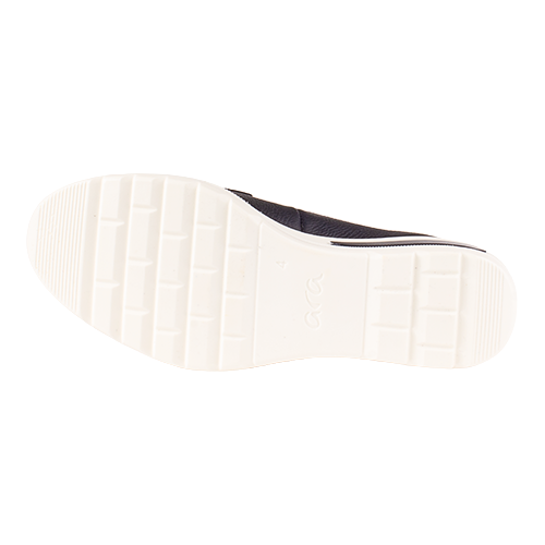 Ara Ladies Wide Fit Wedge Loafers- 50630-02 - Navy