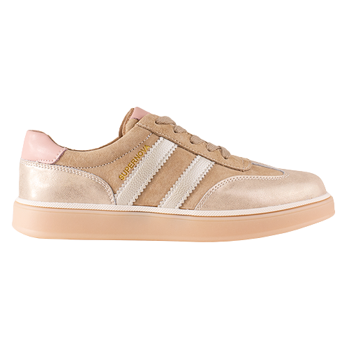 Drilleys Trainers - Seventy Five - Beige/Gold