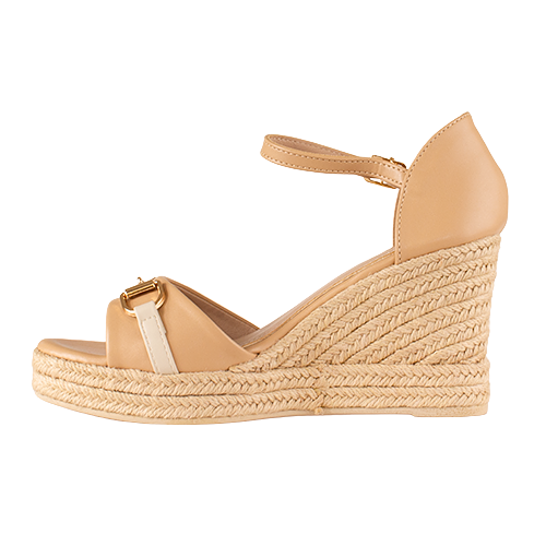 Una Healy Wedge Sandals - Ghostbuster - Biscuit