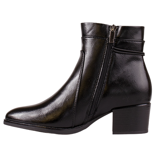 Patrizio Como Ladies Ankle Boot - Birago - Black