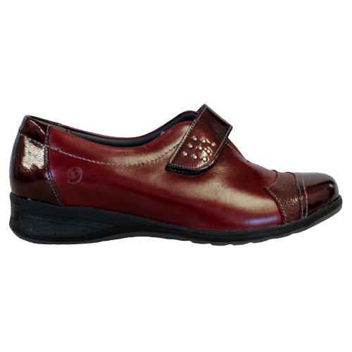 Suave Walking Shoes - Joan - Burgundy