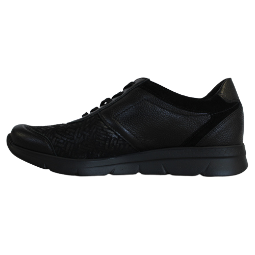 Waldlaufer Wide Fit Shoes - 661K03 - Black