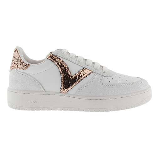 Victoria Ladies Trainers - 1258233 - White/Gold