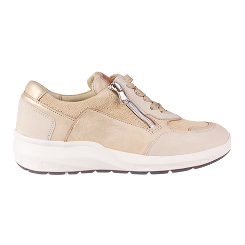 Waldlaufer Ladies Trainers - 831004 - Gold/Sand